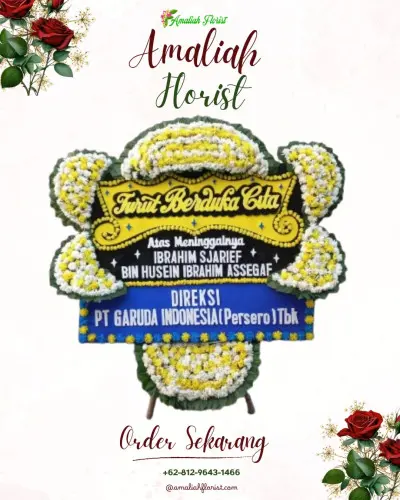 Papan Bunga Duka pondok kelapa