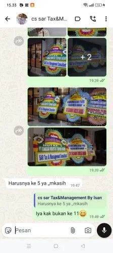 Testimonial Papan Bunga pondok kelapa